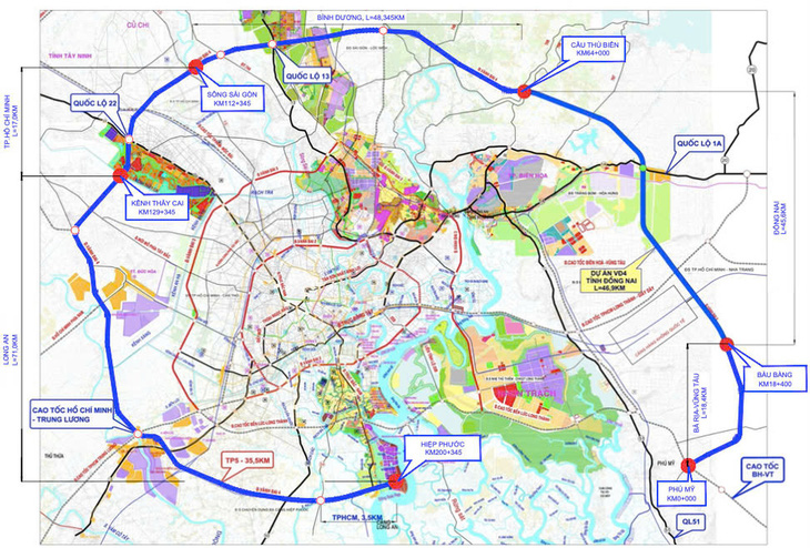 Đường vai 4 TP.HCM dài 207km làm càng sớm hiệu quả càng cao - Ảnh 1.