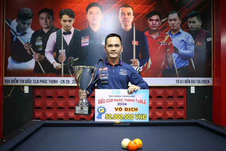 Nhà vô địch World Cup hạ á quân thế giới ở chung kết Siêu cúp billiards - Ảnh 1.