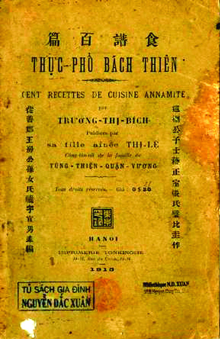 Thực phổ xưa lần giở - Ảnh 1.