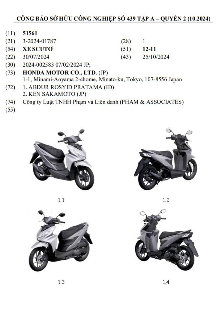 Honda đăng ký xe máy mới ở Việt Nam: Dễ là BeAT, dáng thể thao như Vario, giá ngang Vision - Ảnh 2.