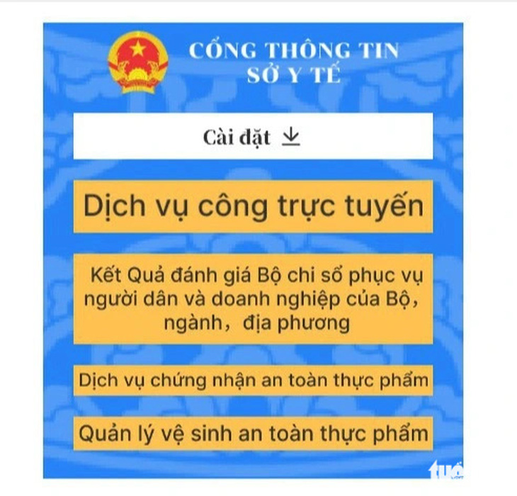 Xuất hiện văn bản giả Sở Y tế Quảng Trị, yêu cầu tải ứng dụng giả mạo - Ảnh 3.