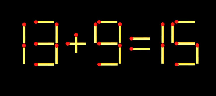 Thử tài IQ: Di chuyển một que diêm để 8+13=4 thành phép tính đúng - Ảnh 3.