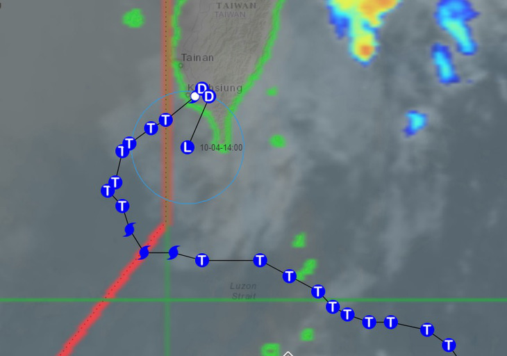 Bão số 5 đổ bộ Đài Loan rồi trở ngược lại đường biển Đông, vì sao? - Ảnh 1.