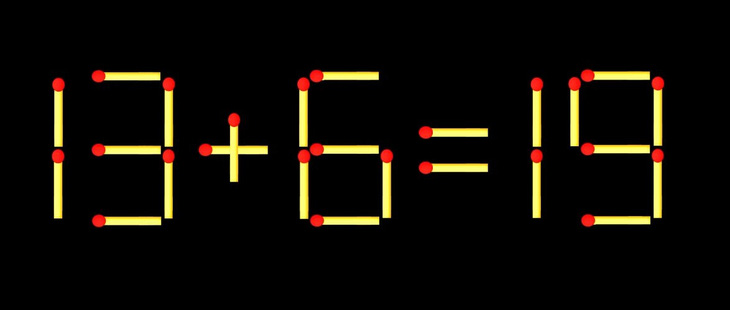 Thử tài IQ: Di chuyển một que diêm để 11+17=8 thành phép tính đúng - Ảnh 1.