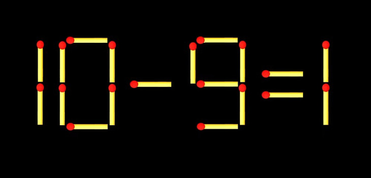 Thử tài IQ: Di chuyển một que diêm để 7-17=6 thành phép tính đúng - Ảnh 1.