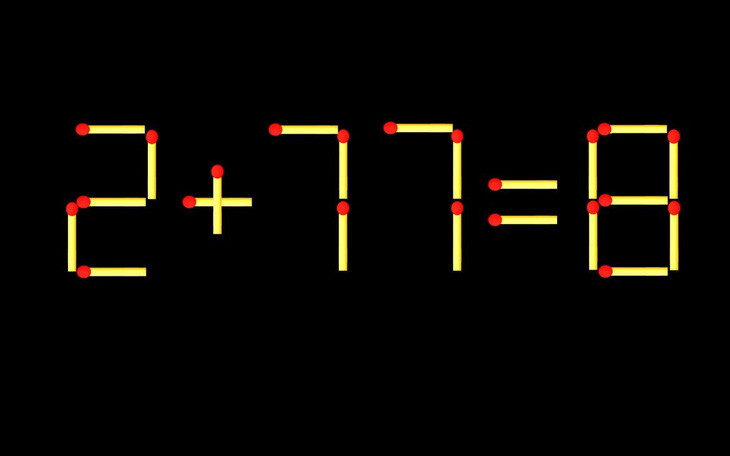 Thử tài IQ: Di chuyển hai que diêm để 8+13=9 thành phép tính đúng - Ảnh 8.