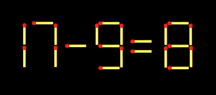 Thử tài IQ: Di chuyển hai que diêm để 6-7=7 thành phép tính đúng - Ảnh 1.