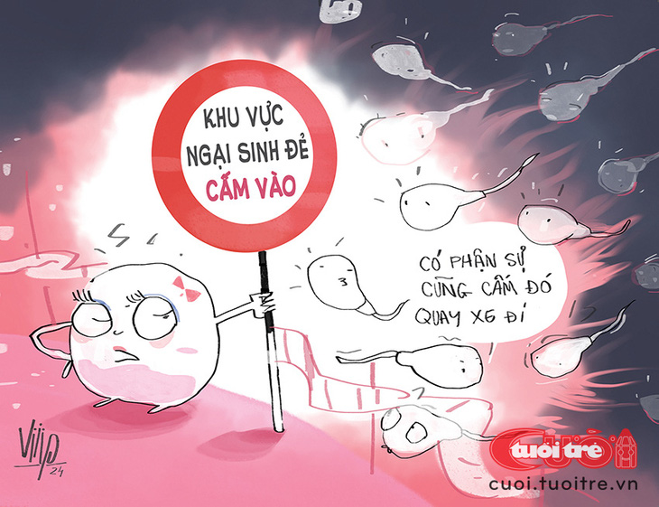 Khu vực ngại sinh đẻ, cấm vào! - Ảnh 1.