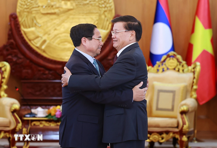 Prime Minister meets all senior leaders of countries in Laos - Photo 3.