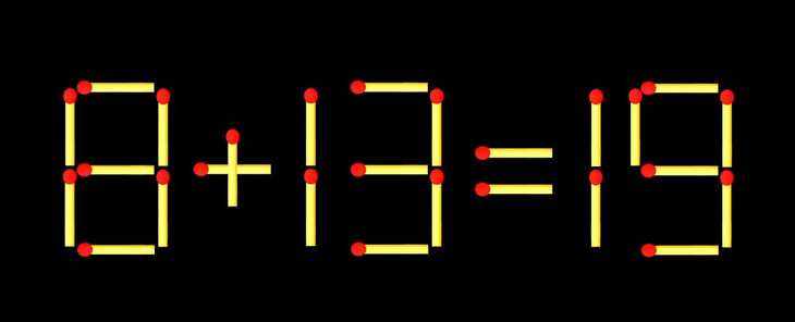 Thử tài IQ: Di chuyển một que diêm để 8+19=5 thành phép tính đúng - Ảnh 3.