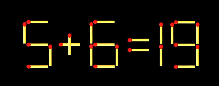 Thử tài IQ: Di chuyển một que diêm để 7+19=18 thành phép tính đúng - Ảnh 2.