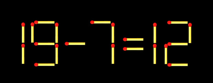 Thử tài IQ: Di chuyển một que diêm để 7+19=18 thành phép tính đúng - Ảnh 1.