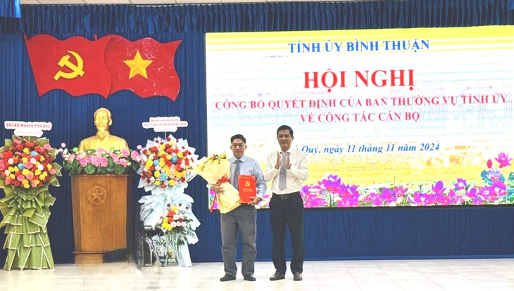 Ông Nguyễn Quốc Thắng làm bí thư huyện ủy đảo Phú Quý - Ảnh 1.