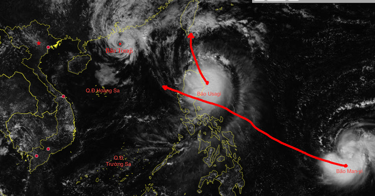 Bão Man-yi rất mạnh, khả năng vào Biển Đông ngày 18-11 - Ảnh 1.