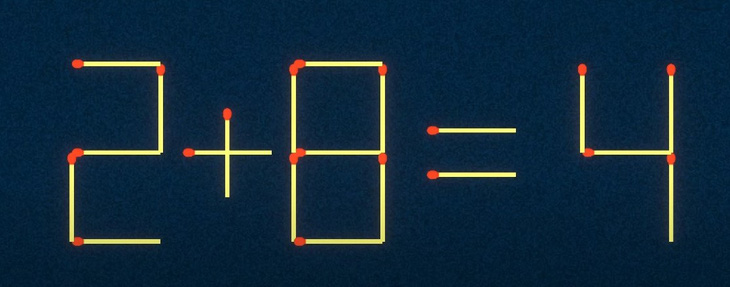 Thử tài IQ: Di chuyển một que diêm để 3-8=5 thành phép tính đúng - Ảnh 1.