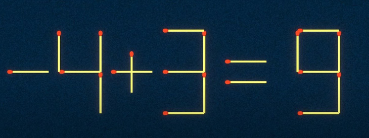 Thử tài IQ: Di chuyển một que diêm để 4+8=5 thành phép tính đúng - Ảnh 3.