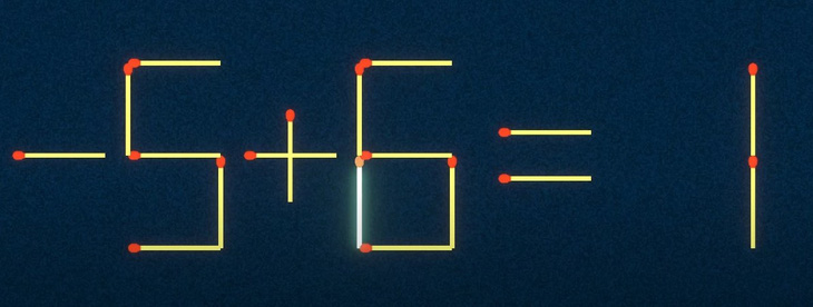 Thử tài IQ: Di chuyển một que diêm để 4+8=5 thành phép tính đúng - Ảnh 1.