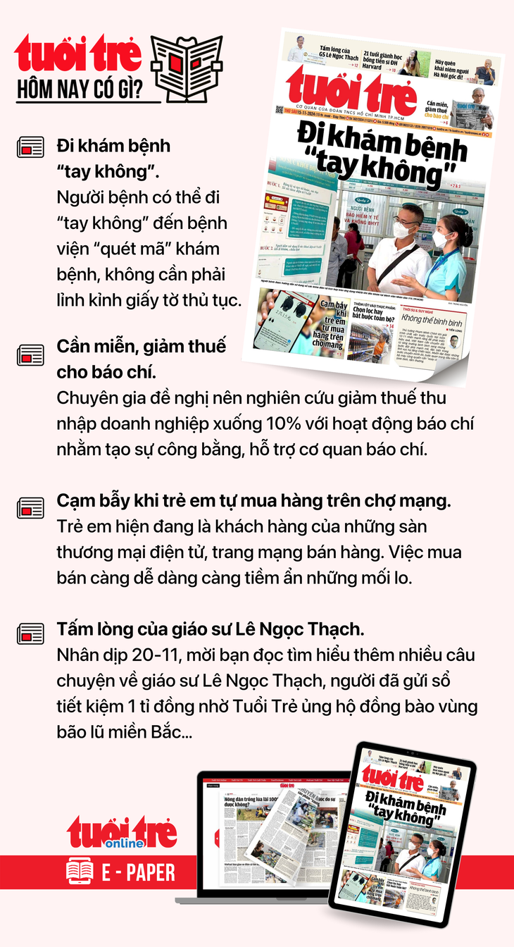 Tin tức sáng 15-11: - Ảnh 5.