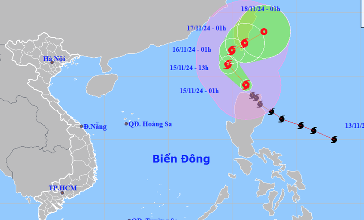 Bão Usagi khả năng vào Biển Đông, liệu có ảnh hưởng đến Việt Nam? - Ảnh 1.