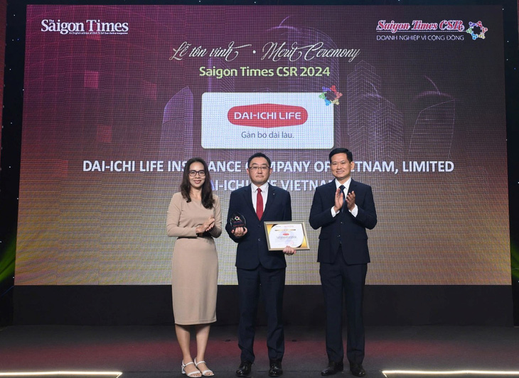 Dai-ichi Life Việt Nam đạt danh hiệu 'Doanh nghiệp vì cộng đồng - Saigon Times CSR' 6 năm liền - Ảnh 1.