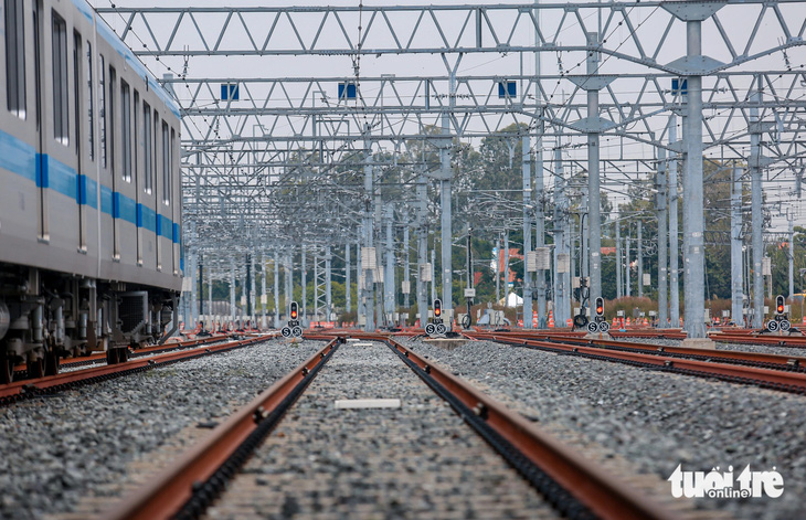 Diện mạo siêu depot Long Bình - nơi tập kết tàu metro số 1 - Ảnh 10.