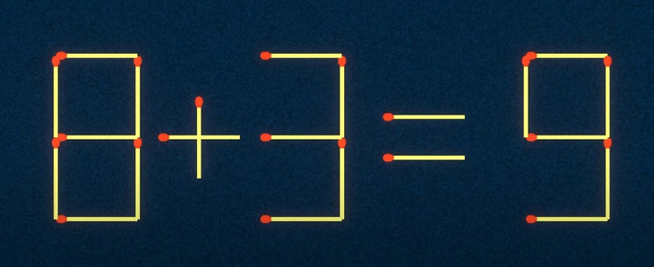 Thử tài IQ: Di chuyển một que diêm để 4+5=7 thành phép tính đúng - Ảnh 3.