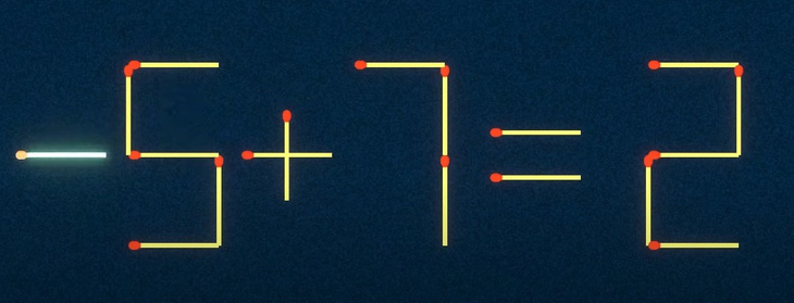 Thử tài IQ: Di chuyển một que diêm để 3-8=5 thành phép tính đúng - Ảnh 1.