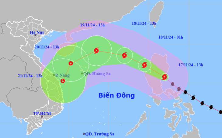 Bão Man-yi vào Biển Đông, trở thành cơn bão số 9 - Ảnh 2.