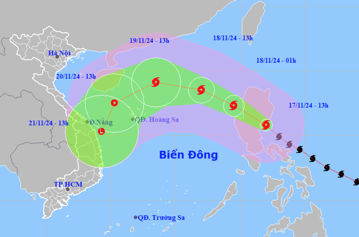 Siêu bão Man-yi đổ bộ đảo Luzon, gió vẫn duy trì cấp 16, giật trên cấp 17 - Ảnh 2.