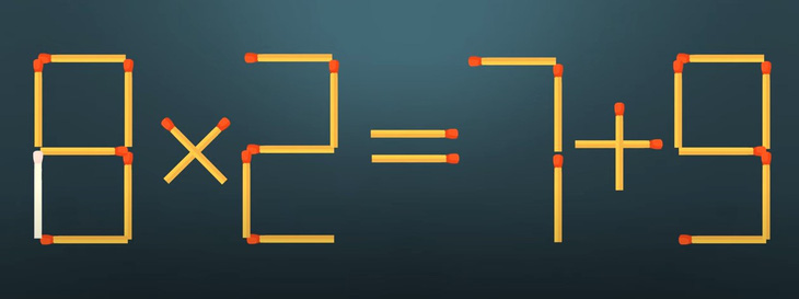 Thử tài IQ: Di chuyển một que diêm để 79+5=79 thành phép tính đúng - Ảnh 1.