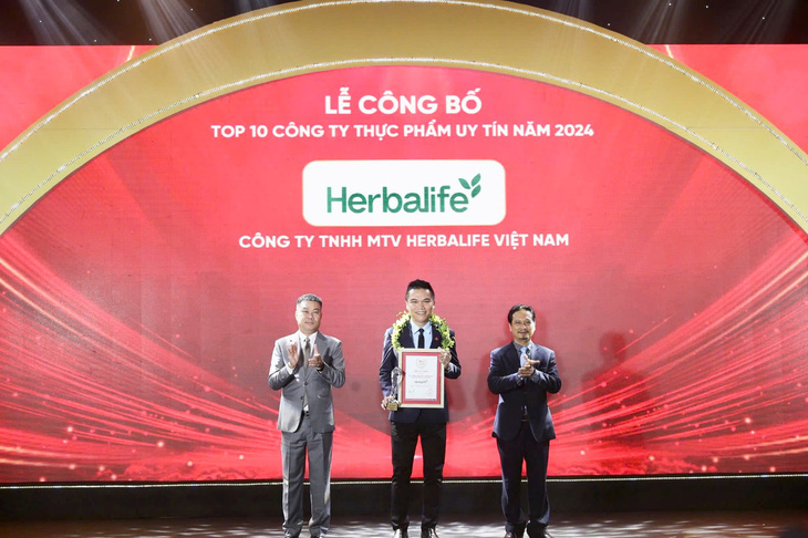 Herbalife Việt Nam vào Top 10 Công ty Thực phẩm Uy tín lần thứ tư liên tiếp - Ảnh 1.