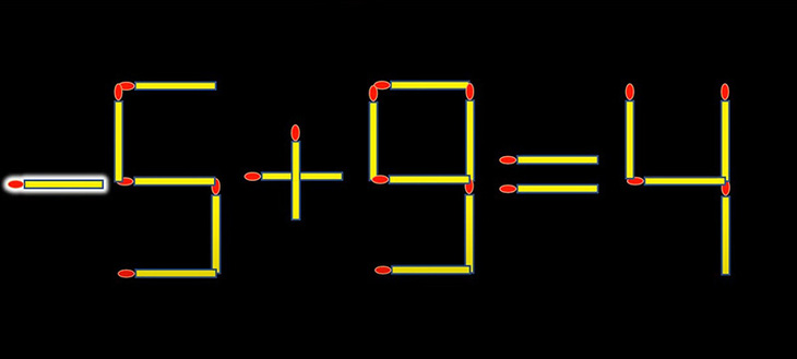 Thử tài IQ: Di chuyển một que diêm để 5+8=3 thành phép tính đúng - Ảnh 1.