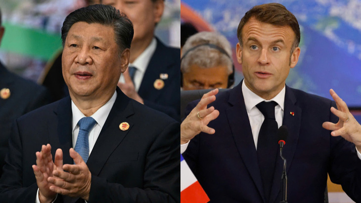 Ông Tập Cận Bình gặp Tổng thống Pháp Macron, nói sẽ giúp ngừng bắn và chấm dứt chiến tranh Ukraine - Ảnh 1.