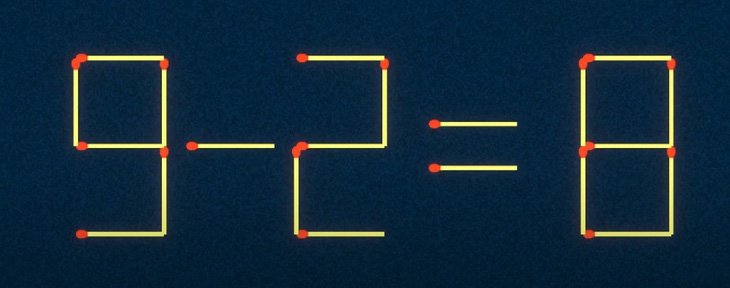 Thử tài IQ: Di chuyển một que diêm để 9-7=4 thành phép tính đúng - Ảnh 3.