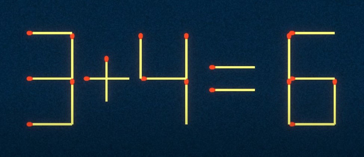 Thử tài IQ: Di chuyển một que diêm để 5+8=4 thành phép tính đúng - Ảnh 3.