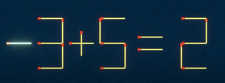 Thử tài IQ: Di chuyển một que diêm để 4+7=9 thành phép tính đúng - Ảnh 1.