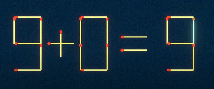 Thử tài IQ: Di chuyển một que diêm để 4+7=9 thành phép tính đúng - Ảnh 1.