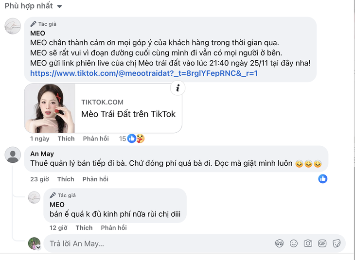 Hot TikToker Thu Nhi đóng cửa thương hiệu thời trang Meo vì 'bán ế quá' - Ảnh 2.