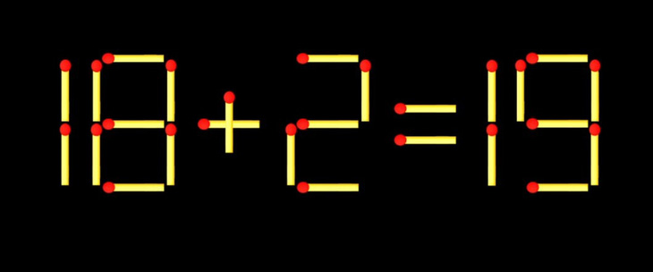 Thử tài IQ: Di chuyển một que diêm để 8+9=0 thành phép tính đúng - Ảnh 2.