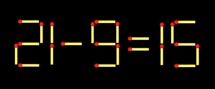 Thử tài IQ: Di chuyển một que diêm để 7+8=7 thành phép tính đúng - Ảnh 2.