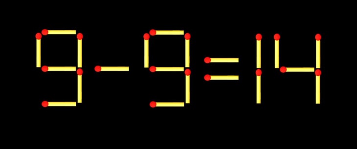 Thử tài IQ: Di chuyển một que diêm để 2+9=7 thành phép tính đúng - Ảnh 3.