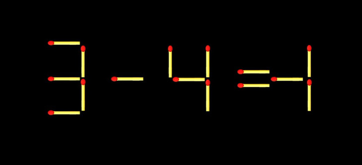 Thử tài IQ: Di chuyển một que diêm để 37-2=1 thành phép tính đúng - Ảnh 1.