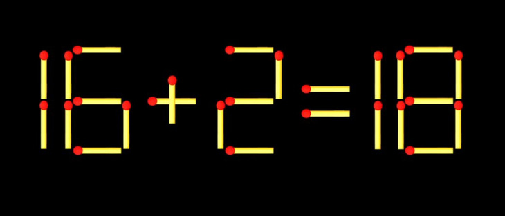 Thử tài IQ: Di chuyển một que diêm để 8+9=0 thành phép tính đúng - Ảnh 1.