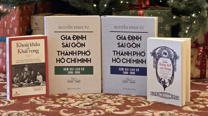 Chủ tịch Phan Văn Mãi đến thăm nhà nghiên cứu 104 tuổi Nguyễn Đình Tư - Ảnh 3.