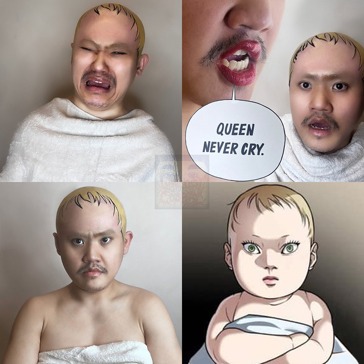 Meme 'Queen never cry' phiên bản Việt hóa - Ảnh 3.