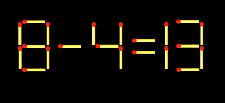 Thử tài IQ: Di chuyển một que diêm để 7+14=13 thành phép tính đúng - Ảnh 2.