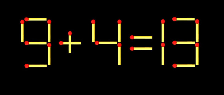 Thử tài IQ: Di chuyển một que diêm để 7+14=13 thành phép tính đúng - Ảnh 1.