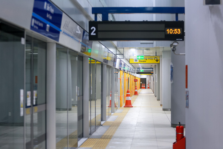 Diện mạo ga ngầm Bến Thành: Ga lớn nhất của metro số 1 sẵn sàng khai thác thương mại  - Ảnh 5.