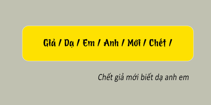 Thử tài tiếng Việt: Sắp xếp các từ sau thành câu có nghĩa (P147) - Ảnh 1.