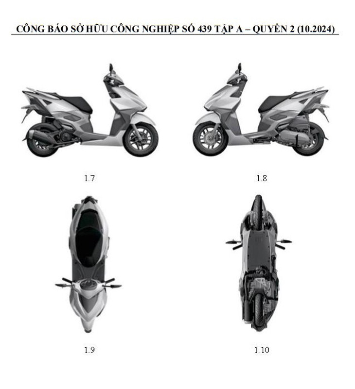 Honda đăng ký thêm mẫu xe tay ga mới: Thiết kế thể thao, phanh ABS, động cơ yếu hơn Air Blade - Ảnh 3.